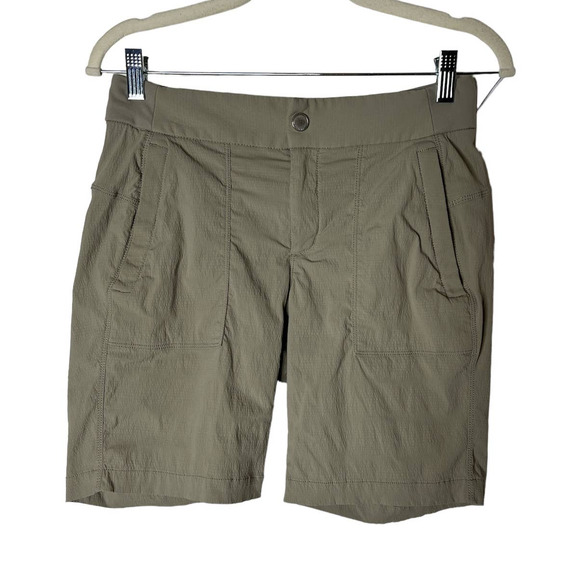 Athleta Activewear Hiking Shorts in Tan Size 4 - Picture 1 of 5
